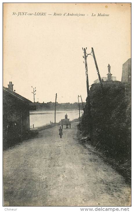 SAINT JUST SUR LOIRE ROUTE D'ANDREIZIEUX LA MADAME - Sonstige & Ohne Zuordnung