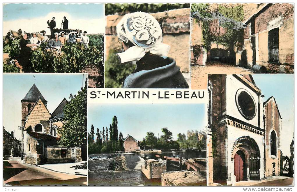 SAINT MARTIN LE BEAU CARTE MULTIVUES - Autres & Non Classés