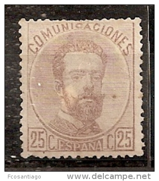 ESPAÑA 1872 - Edifil #124 - MLH * - Unused Stamps