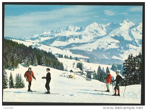 OTTENLEUEBAD Guggisberg Skischule Skilift Pro Juventute Briefmarken 1972 - Guggisberg