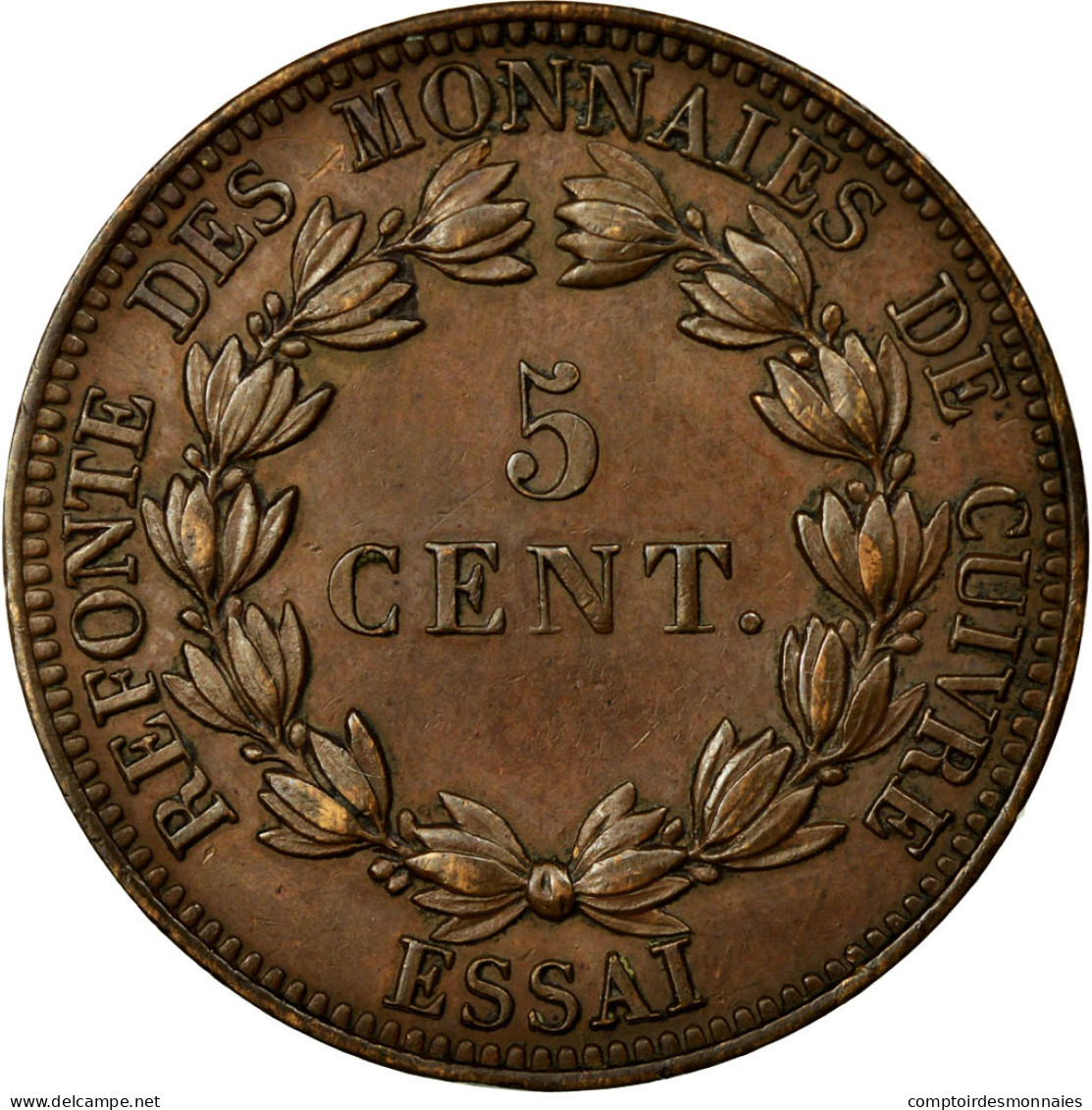 Monnaie, France, 5 Centimes, 1840, SUP, Cuivre, Gadoury:145 - Essays & Proofs