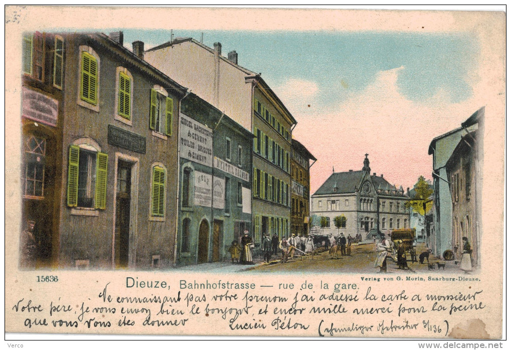 Carte Postale Ancienne De DIEUZE - Dieuze