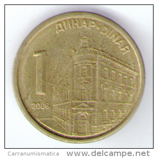 SERBIA 1 DINAR 2006 - Serbia