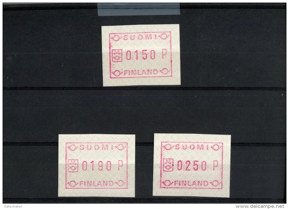 FINLAND  POSTFRIS MINT NEVER HINGED ¨POSTFRISCH EINWANDFREI MICHEL 5-2-X-D-S1 - Machine Labels [ATM]