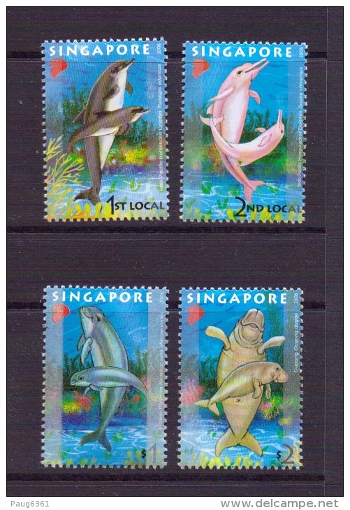 SINGAPOUR 2006  DAUPHINS   YVERT N°1415/18  NEUF MNH** - Dolphins