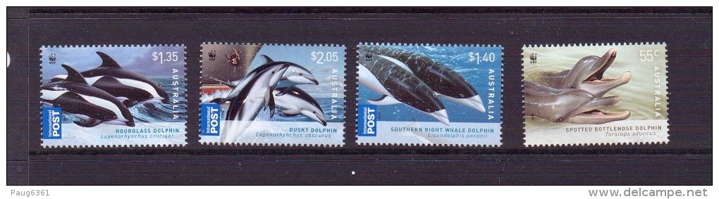 AUSTRALIE 2009  DAUPHINS  YVERT N°3079/82  NEUF MNH** - Delfines