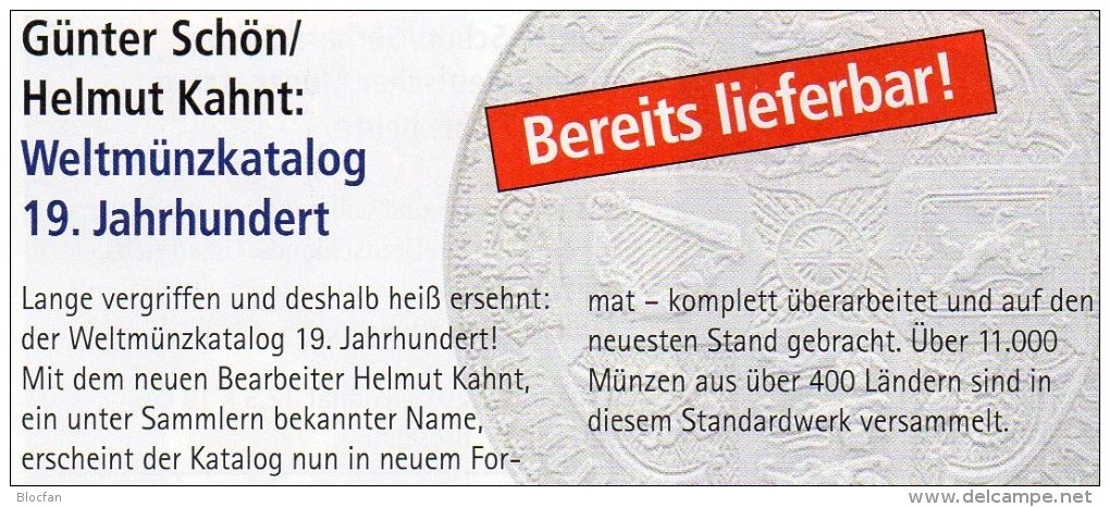 Old Coins 19.Jahrhundert Weltmünzkatalog 2014 New 50€ Münzen A-Z Battenberg Verlag: Europa Amerika Afrika Asien Ozeanien - Libros & Software