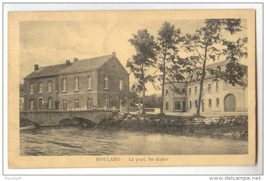 E3567 - Mouland - Le  Pont, Les écoles - Fourons - Voeren