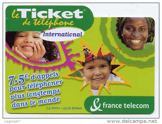 LOT DE PLUS DE 34 TICKETS TELEPHONE