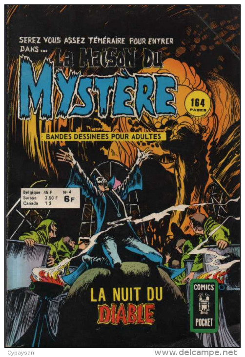 MAISON DU MYSTERE N° 4 BE AREDIT COMICS POCKET 10-1976 - Arédit & Artima