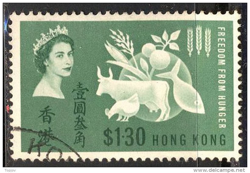 HONG  KONG   -  FAO -  HUNGER  -  1963  -  Used - Usati