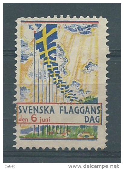 SVEZIA SVERIGE    -   Svenska Flaggans Dag 1934 Schweden Schöne AK - Neufs