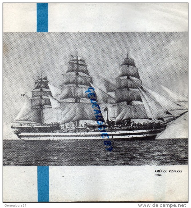 29 - BREST - PROGRAMME  SEMAINE INTERNATIONALE DE LA VOILE-COURSE CROISIERE BREST -LES CANARIES- 27 JUILLET 2 AOUT 1958 - Programs