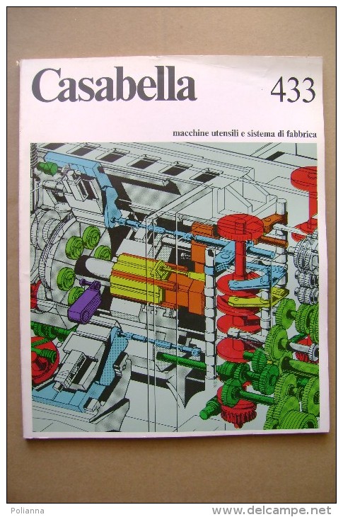 PCA/24 CASABELLA N.433/1978-macchine Utensili-robots-lavorazione Seta - Kunst, Design