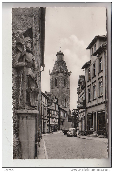 3540 KORBACH, Stechbahn, Roland, Kilians-Kirche, 1956 - Korbach