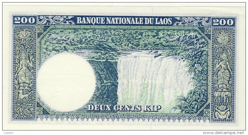 BILLET # LAOS # 200  KIP  # 1963 # PICK 13  # NEUF # SAVANG VATTHANA # - Laos