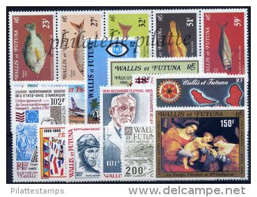 -Wallis & Futuna Année Complète 1980 - Annate Complete