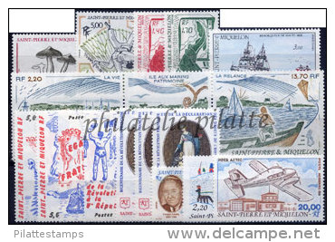 -Saint-Pierre & Miquelon Année Complète 1989 - Annate Complete