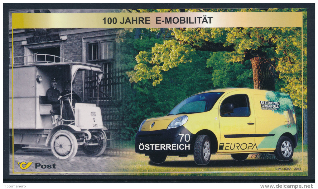 AUSTRIA/Österreich EUROPA 2013 "Postal Vehicles" Minisheet** - 2013