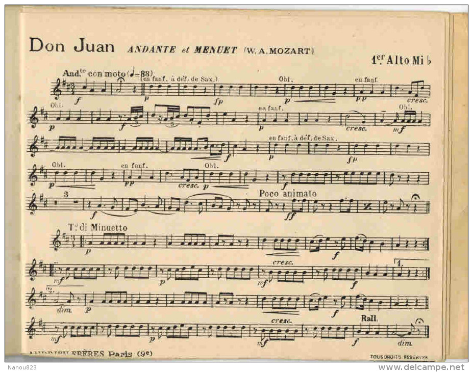 LE PETIT CLASSIQUE 1er Alto Mi Recueil 21 Oeuvres Classiques Pour Harmonie Et Fanfare Par F Andrieu  Descriptif - Instruments à Vent