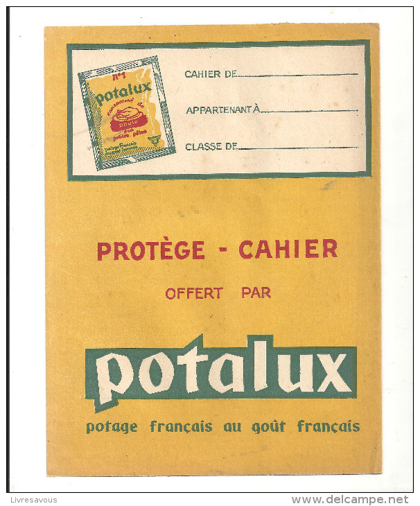 Protège Cahier POTALUX N°1 Consommé Poule Aux Petites Pâtes - Protège-cahiers