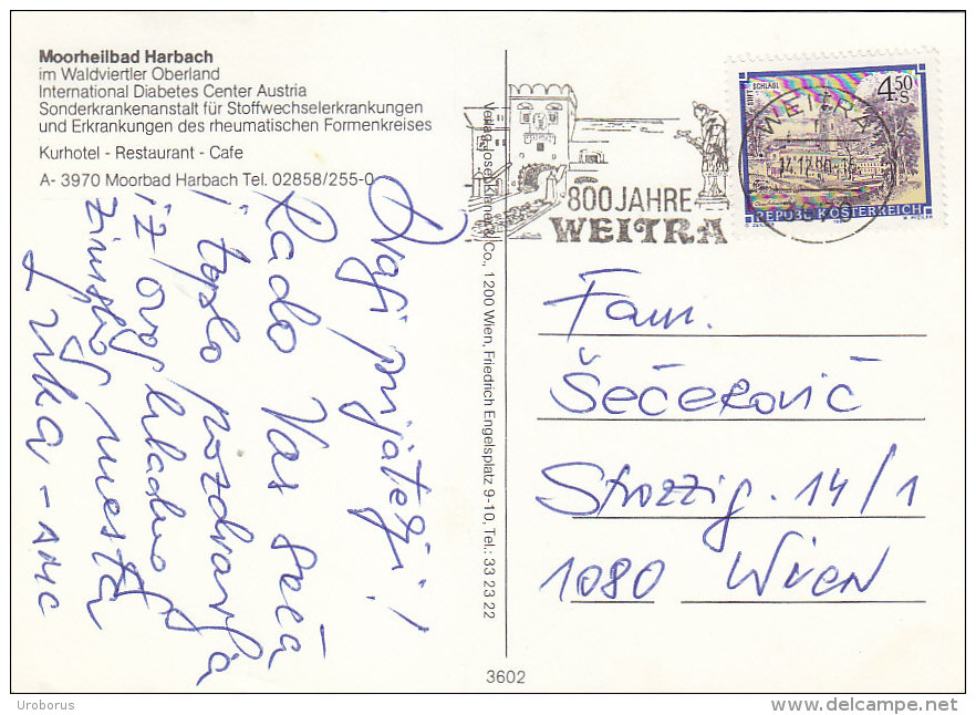 AUSTRIA - Moorheilbad Harbach 1990 - Weitra