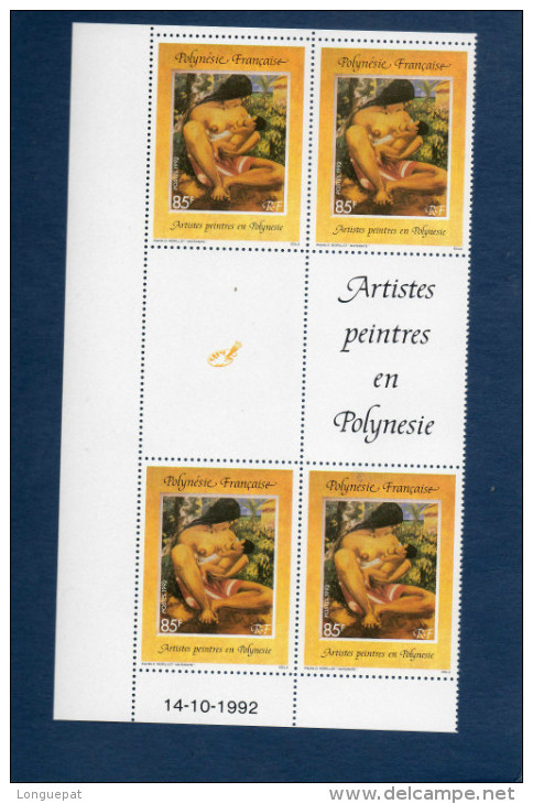 POLYNESIE Française : Peinture - Art - Tableau D´O. MORILLOT "Maternité" - Artistes Peintres En Polynésie - Unused Stamps