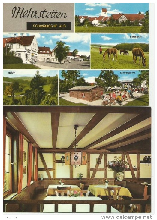 MEHRSTETTEN Gasthaus Pension ZUM HIRSCH Kindergarten Fohlenhof Heide Reutlingen 2 Karten - Reutlingen