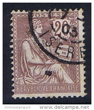 France: Yv 126 Obl Used - Gebraucht