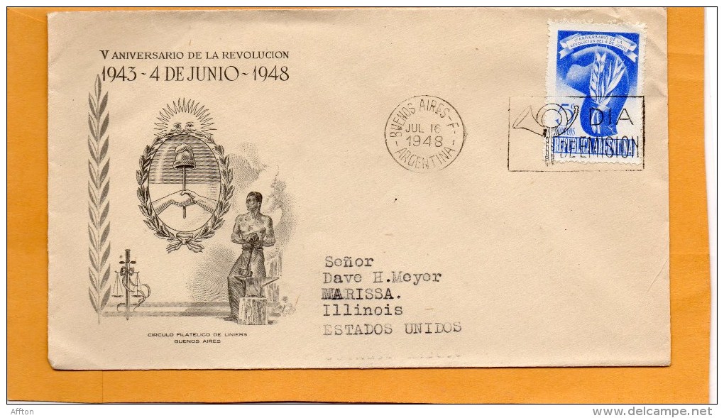 Argentina 1948 FDC - FDC