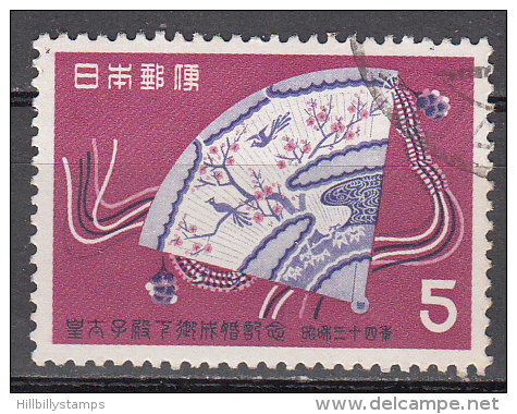 Japan  Scott No. 667   Used  Year 1959 - Gebraucht