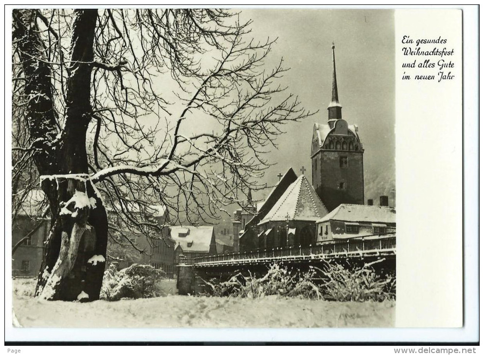 Gera,Weihnachts-Neujahrs-Karte,1969, - Gera