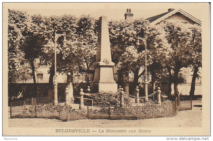 88 BULGNEVILLE - Monument Aux Morts - Duveaux - D18 812 - Bulgneville