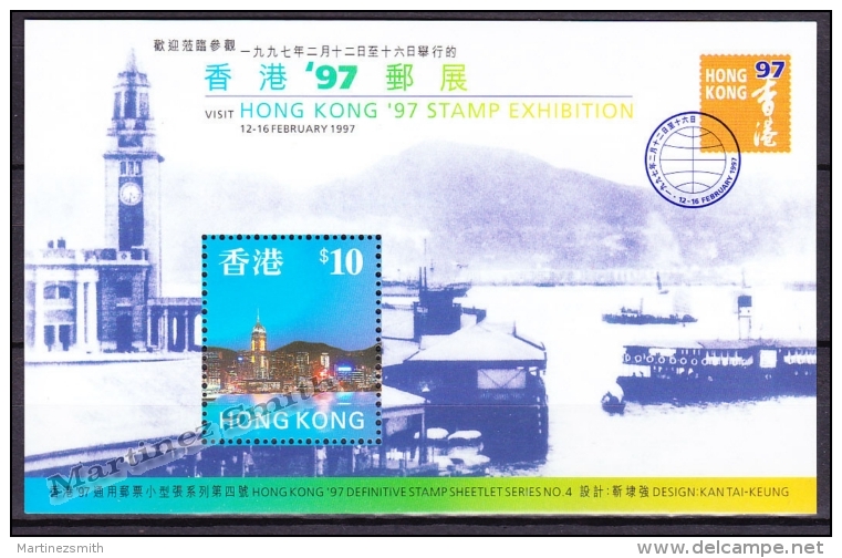 Hong Kong 1997 Yvert BF 50, Philatelic Exposition &acute;97 (IV), Miniature Sheet - MNH - Unused Stamps