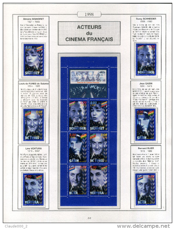 Album  Encyclopédique des Timbres postes de France   " Editions AV "   Années  1994 a 1999  Neufs complet