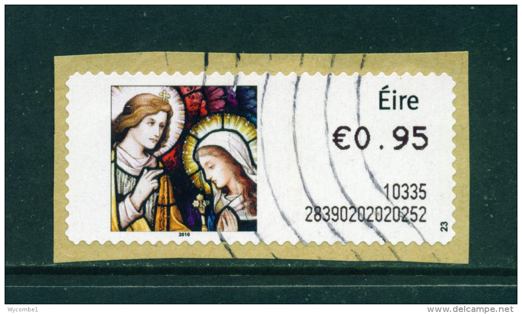 IRELAND - 2010  Post And Go/ATM Label  Christmas  Used On Piece As Scan 1 - Vignettes D'affranchissement (Frama)