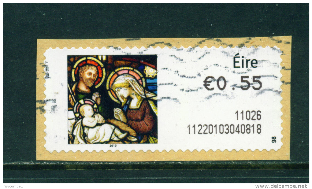 IRELAND - 2010  Post And Go/ATM Label  Christmas  Used On Piece As Scan 2 - Vignettes D'affranchissement (Frama)