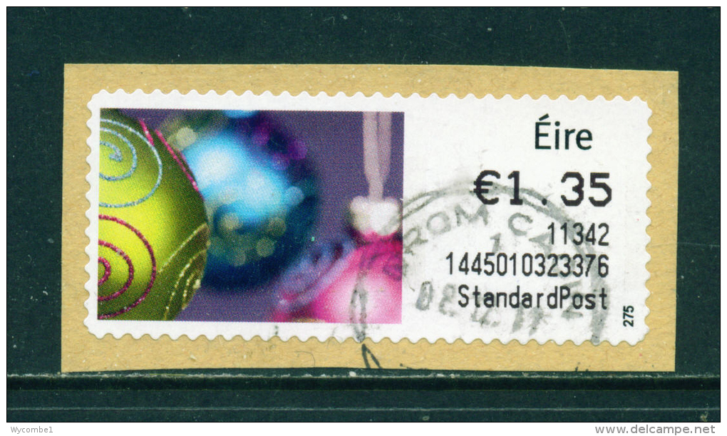 IRELAND - 2011  Post And Go/ATM Label  Christmas  Used On Piece As Scan 1 - Affrancature Meccaniche/Frama