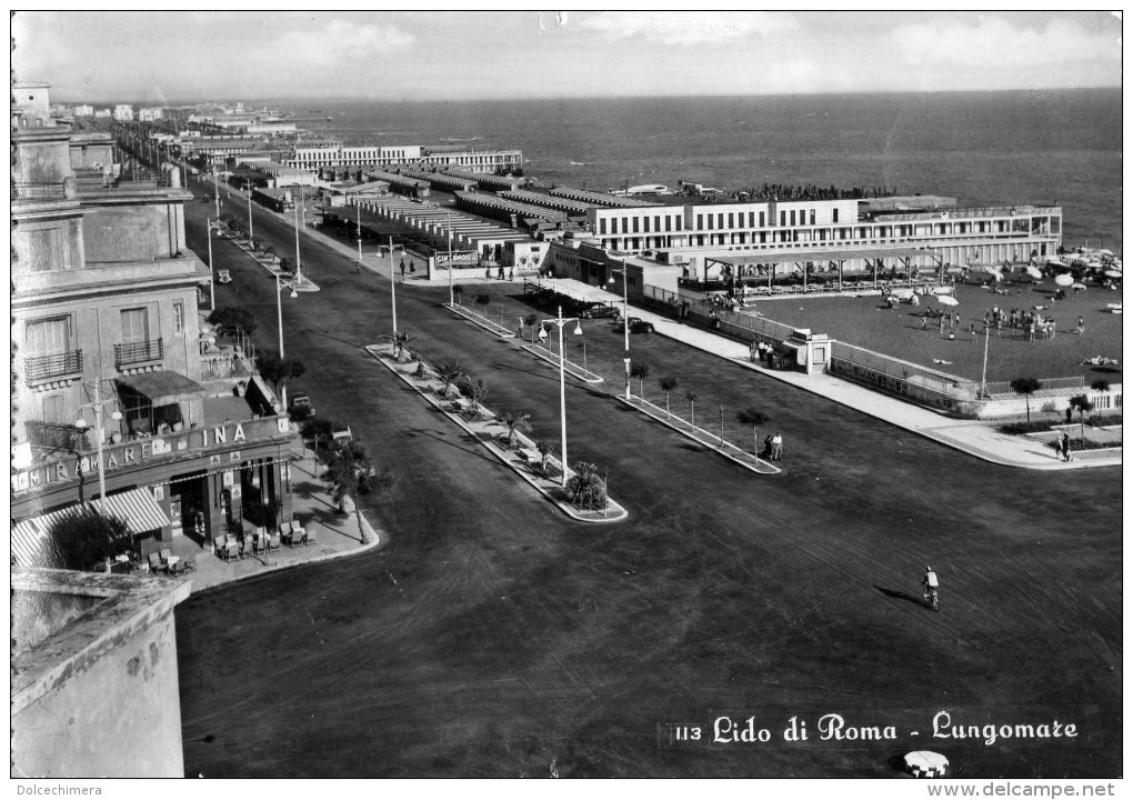 ROMA-LIDO-LUNGOMARE-1954 - Stazione Termini