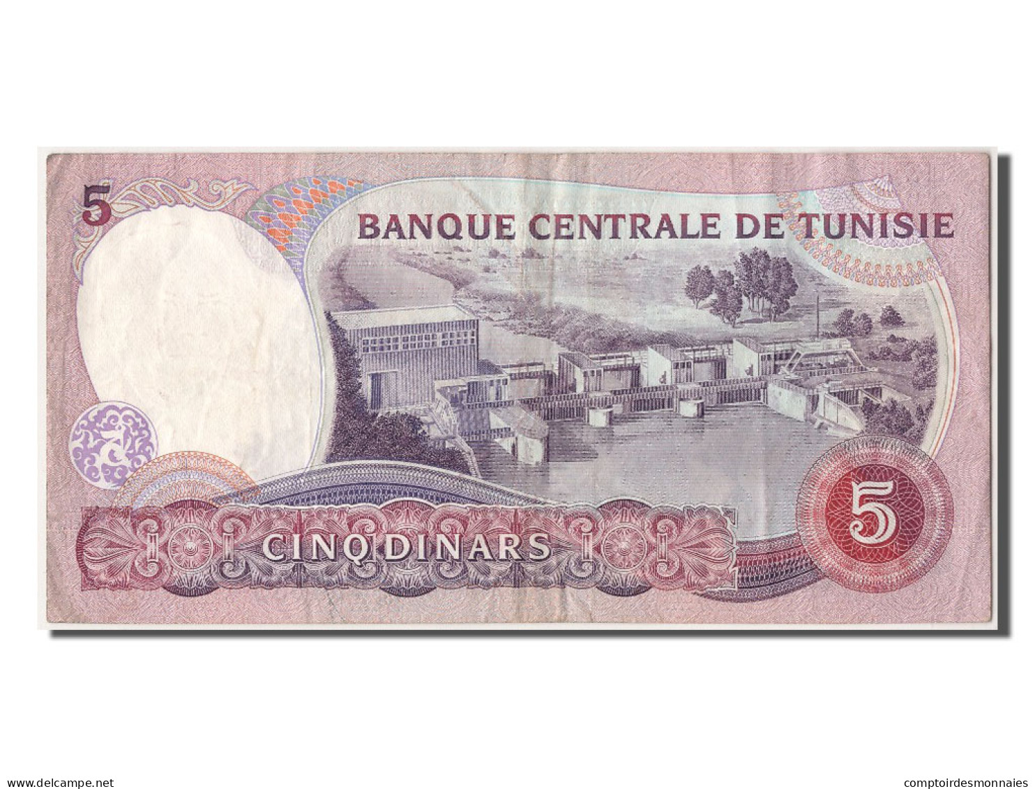 Billet, Tunisie, 5 Dinars, 1983, 1983-11-03, TTB - Tusesië