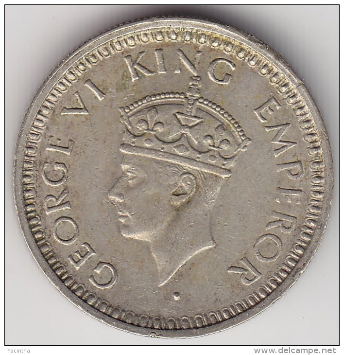 @Y@  INDIA  1/4  Rupee  1944  AUNC    (2618) - India