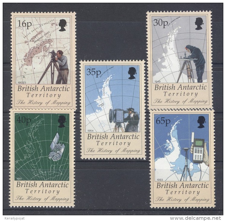 British Antarctic Territory - 1998 History Of Cartography MNH__(TH-2357) - Unused Stamps