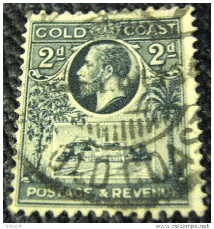 Gold Coast 1928 Christianberg Castle 2d - Used - Goudkust (...-1957)