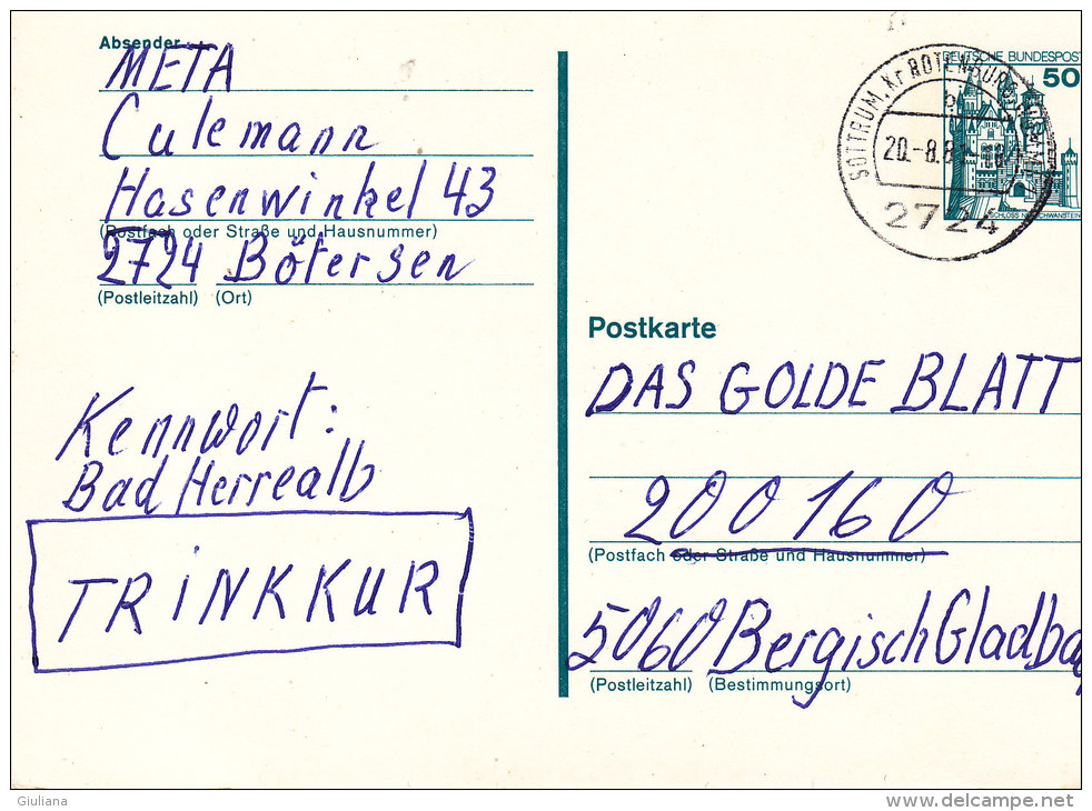 Germania - Cartolina Concorso - Postkaarten - Gebruikt