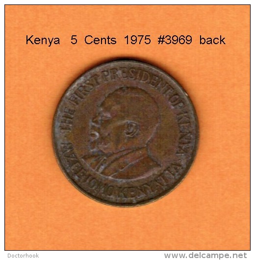 KENYA    5  CENTS  1975  (KM # 10) - Kenya