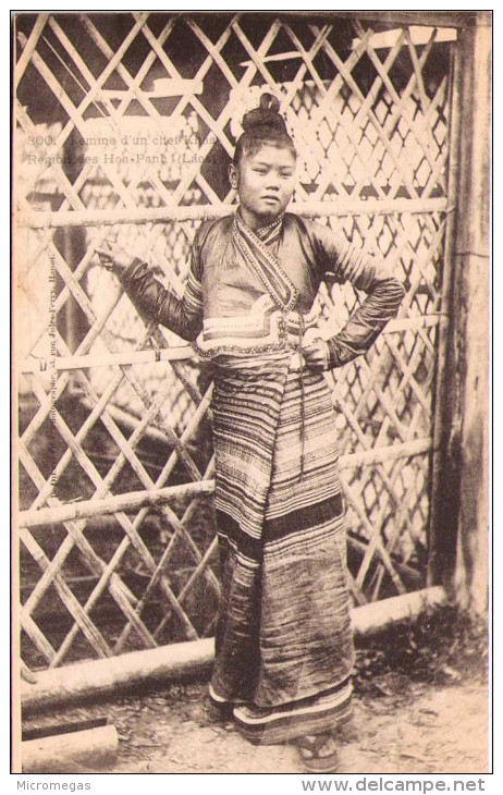 LAOS - Femme D´un Chef Khas - Région Des Hoa- Panh - Laos