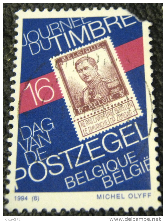 Belgium 1994 Stamp Day 16f - Used Damaged - Otros & Sin Clasificación