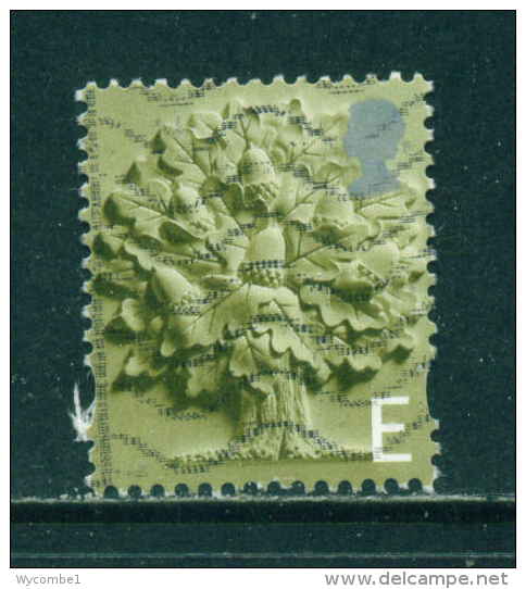 ENGLAND (GREAT  BRITAIN REGIONAL) - 2001 To 2002  Oak Tree 'E'  Used As Scan - Engeland