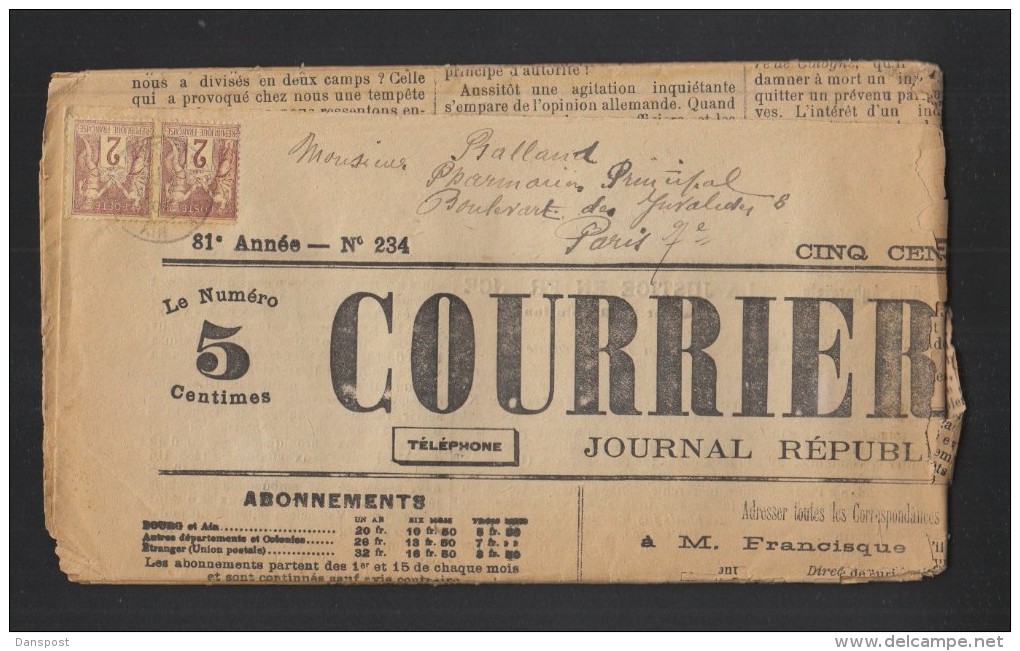 Courier De L'Ain 1901 - Newspapers