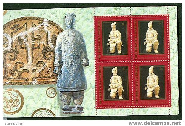 UN 1997 Terracotta Warriors Stamps Booklets Set Of 3 - Carnets